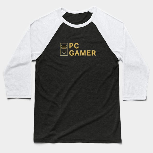 PC Gamer Baseball T-Shirt by kani
